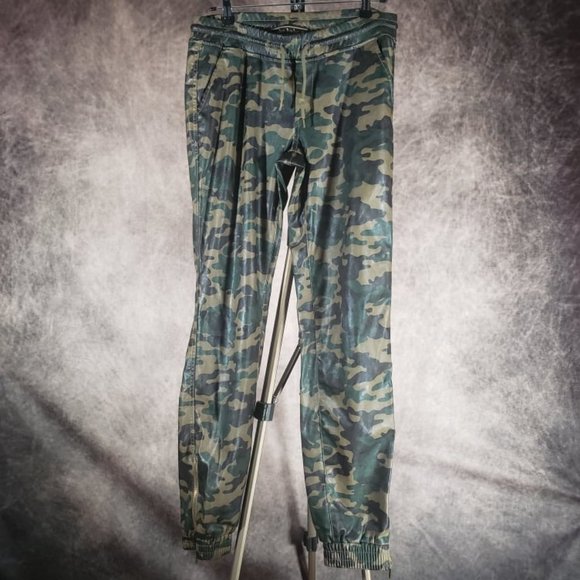 Soho Babe Faux Leather Joggers